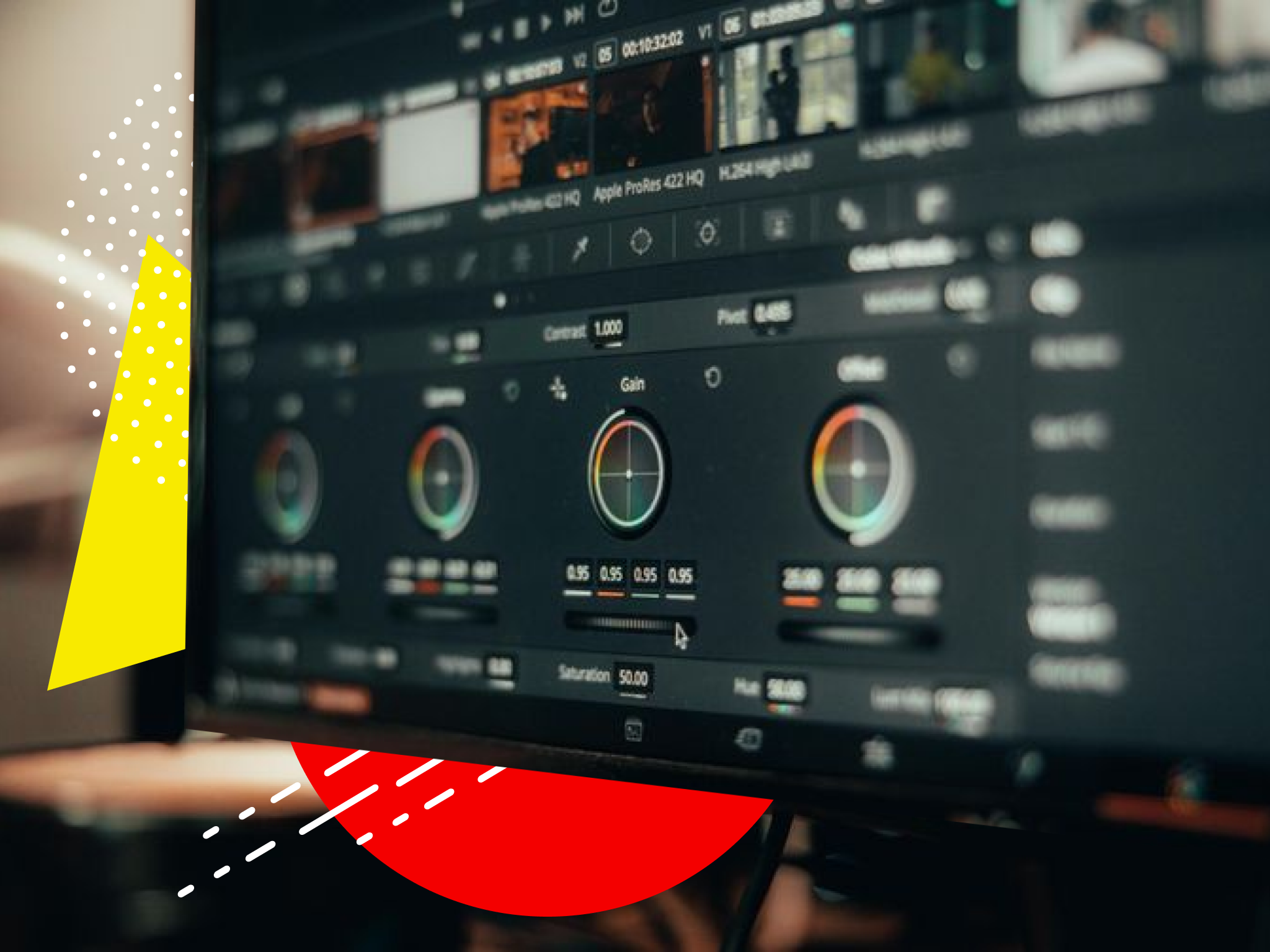 Image of a video being edited using video editing software for a white label business