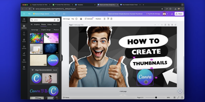How to Make a Canva YouTube Thumbnail (EASY Tutorial)