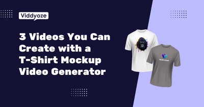 3 Types of Videos You Can Create with a T-Shirt Mockup Video Generator