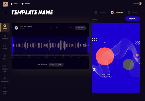 Free YouTube Music Visualizer - Audio Waves For Any Track