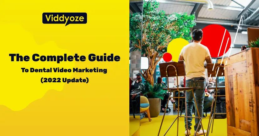 Dental video marketing graphic
